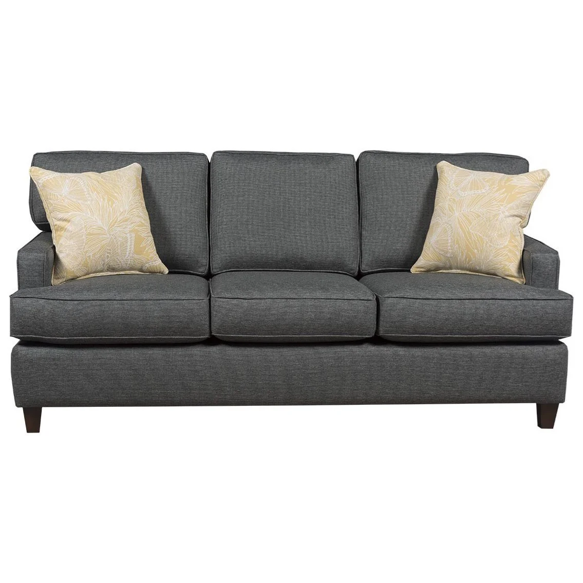 Capris Furniture 162 Q162 Contemporary SmallScale Sleeper Sofa Baer
